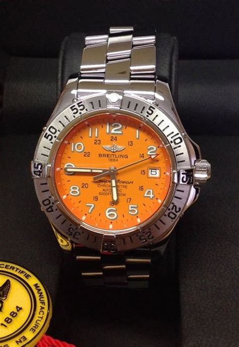 breitling a17360 orange|breitling a17360 superocean.